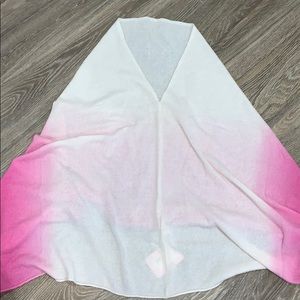 Brand new dip dyed poncho
